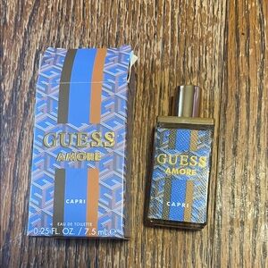 Guess Amore Capri Fragrance with Blue and Gold Design